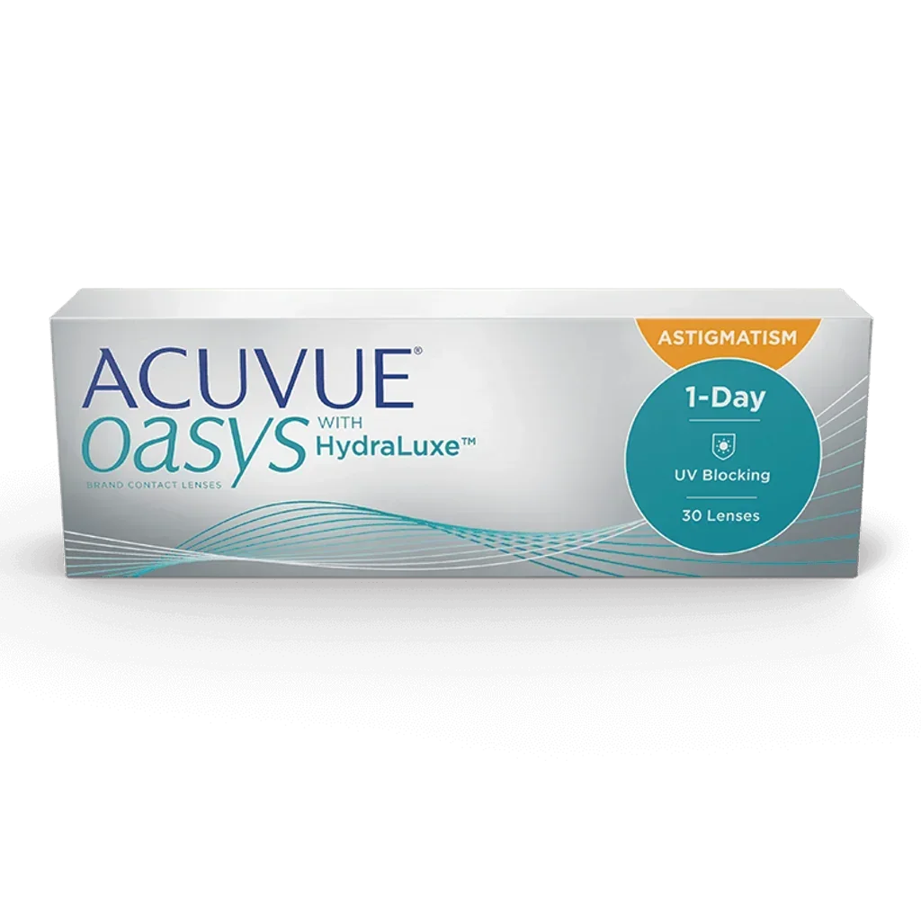 Acuvue Oasys 1 day  for Astigmatism with Hydraluxe